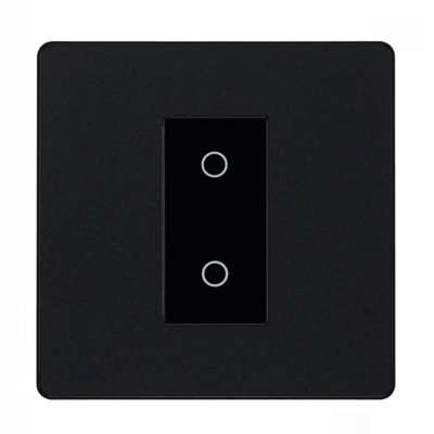 British General EVOLVE 200W Single Touch Dimmer Switch 2 WAY MATT BLACK