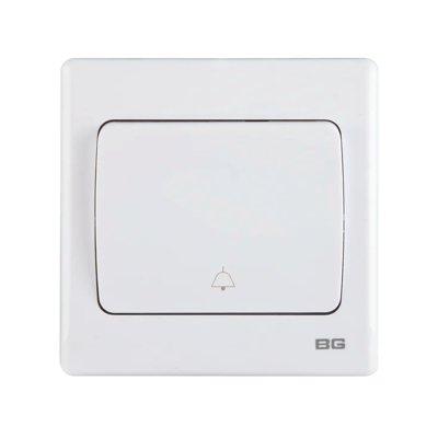 British General Neo Slimline Rocker DOOR BELL 1 WAY Switch WHITE PCWH14W