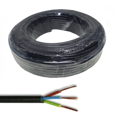 IWILL 3 CORE Electrical Cable 3C/70YR X 37M (40 YARDS) BLACK