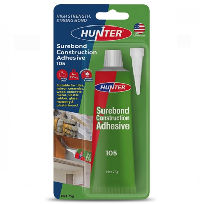 HUNTER 105 SUREBOND CONSTRUCTION ADHESIVE 75g