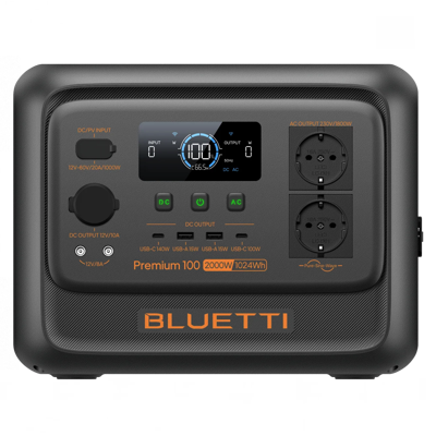BLUETTI PREMIUM 100 V2 PORTABLE POWER STATION 2000W 1024WH