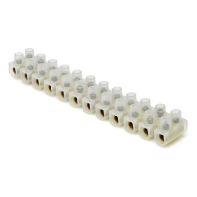 10A PVC CONNECTOR Terminal Block WHITE