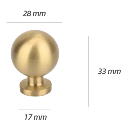 VINOGA Solid Brass Cabinet Knob V002
