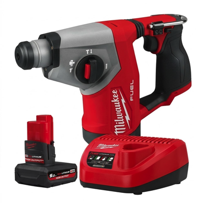MILWAUKEE FUEL FHAC16 16MM 1 X 12V 5.0AH SDS-PLUS ROTARY HAMMER PROMO END 31 DEC