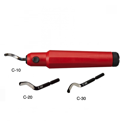 CP DT-3 DEBURRING TOOL WITH STORAGE & SPARE BLADES