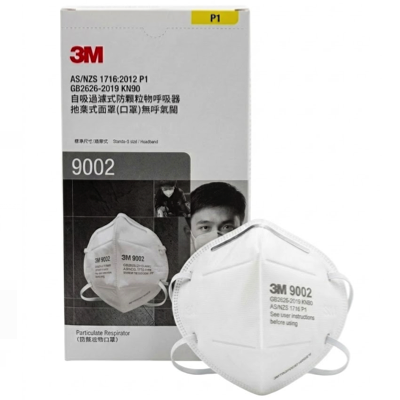 3M 9002 P1 KN90 Particulate Respirator 50PC/BOX