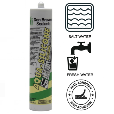 Zwaluw AQUA SILICONE FOR FRESH & SALT WATER TANK Sealant & Adhesive 310ML TRANSLUCENT