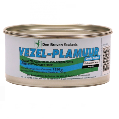 Zwaluw Vezel-Plamuur 1400g Fast Curing TWO COMPONENT PUTTY