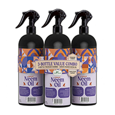 Green Hands Neem Oil 500ML X 3 PACKAGE COMBO DEAL