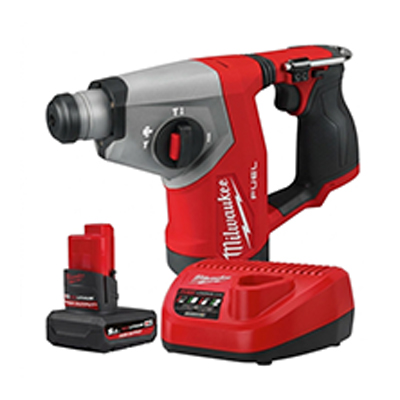 MILWAUKEE FUEL FHAC16 16MM 1 X 12V 5.0AH SDS-PLUS ROTARY HAMMER PROMO END 31 DEC