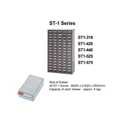 SHUTER ST1525 Steel Case W/ Plastic Drawers (25 Drawers)