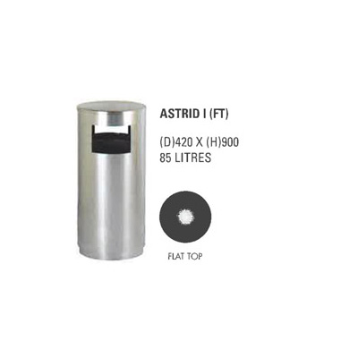 OTTO Commercial Stainless Steel Bin - Flat Top