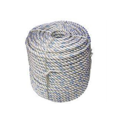 Polypropylene Rope - White w/ Blue Markings