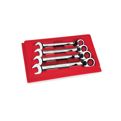 Bluepoint BOER704, 4PC, Ratcheting Wrench Set (13/16" to 1")