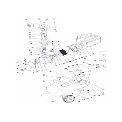 Compressor Spare Parts 2.0-2.5 HP