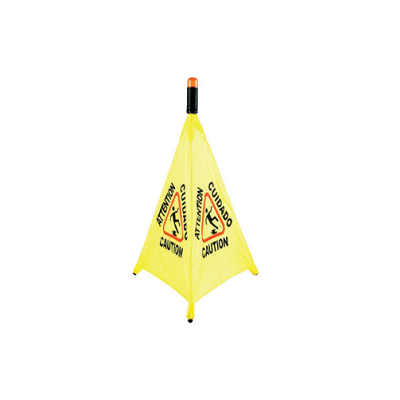 Supersteam Foldable Caution Cone w/ Cover