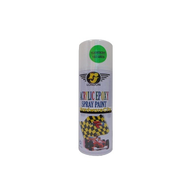 RJ London Acrylic Epoxy Spray Paint Fluorescent - Green