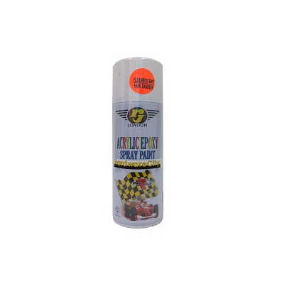 RJ London Acrylic Epoxy Spray Paint Fluorescent - Orange