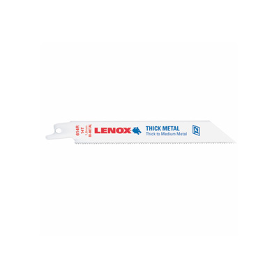 Lenox 614R 6in x 14 TPI Bi-Metal Reciprocating Saw Blade (pkt of 5)