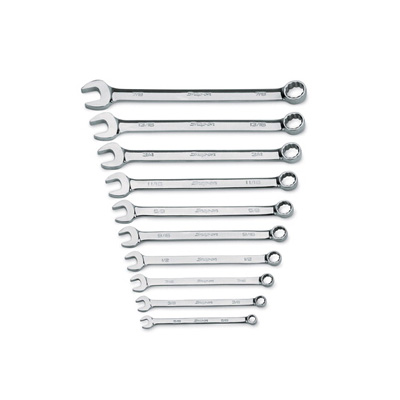 SnapOn 10PC 12-Point Combination Wrench Set (5/16–7/8") OEX710 IMPERIAL