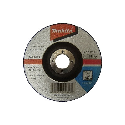 Makita 5"/125MM X 6MM X 22MM Depressed Center Wheel For Steel