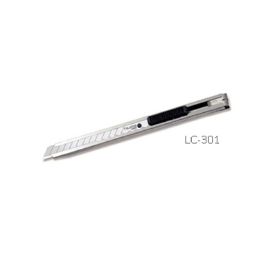 Tajima LC-301 Economical Stainless Steel Handle Pocket Utility Knife Cutter