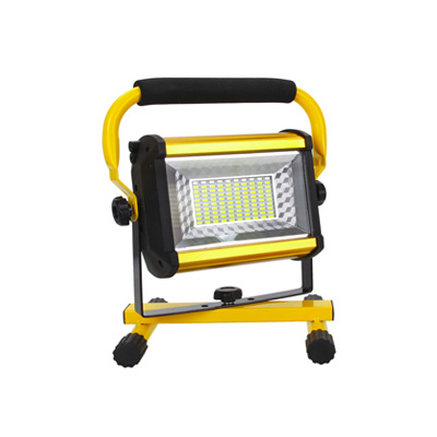 100W Portable Rechargeable LED Flood Light, IP65, 2400 Lumens