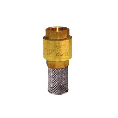 Brass Foot Valve With Stainless Steel Mesh