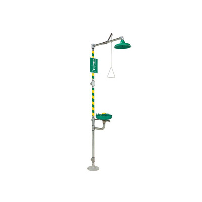 Haws AXION 8320-8325 Floor Standing Shower With Eyewash And Face Wash Station