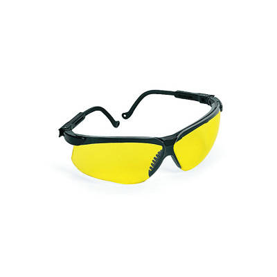 SnapOn USA GLASS20BKYA Glasses, Safety, Black Frame/Amber Lens