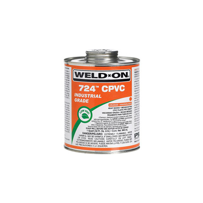 Weld-On 724, CPVC Solvent Cement, PVC Adhesive, 473ML