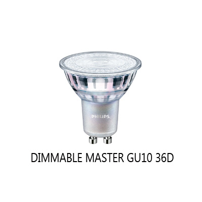 Philips Master LED 5-50W GU10 927 36D Dimmable 929001348808 Warm White 2700K Lead Time 4 Working Days