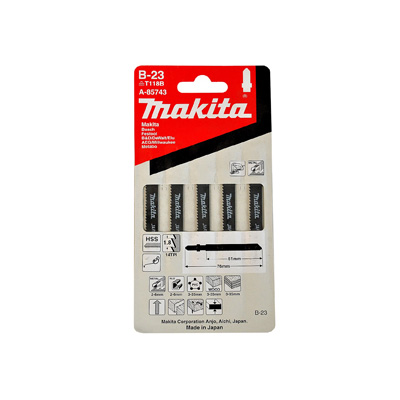 Makita A85743 Jigsaw Blade (B Type) B23, 5PC/Pack