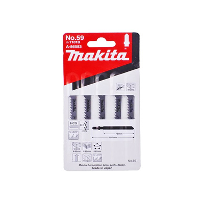 Makita A86583 Jigsaw Blade (B Type) No.59, 5PC/Pack