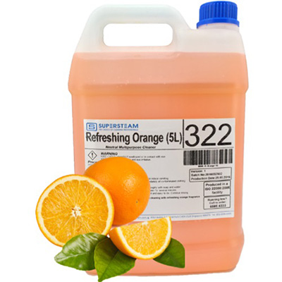 Supersteam Multi Purpose Floor Cleaner Refreshing Orange 322 5L