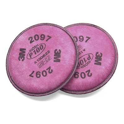 3M 2097 P100 Particulate FILTER With ORGANIC VAPOR Relief 2PC/Pack