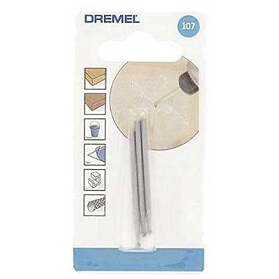 Dremel DRE107 Engraving Cutter 2.4MM X 3/32" Shank 3PC/PACK