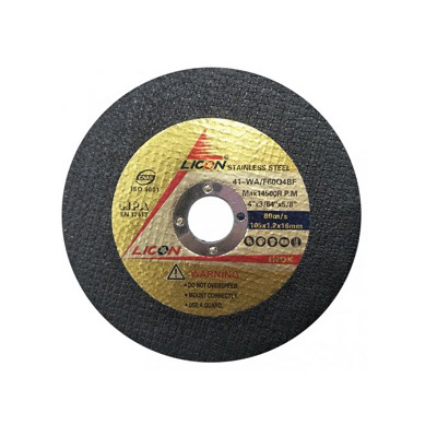 Licon 4in/100MM Cutting Disc For Stainless Steel (Black)