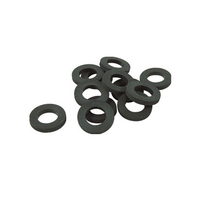 Black Rubber Washer (25MM X 2MM X 15MM), For Flexible And Shower Hoses, 10PC/Pack