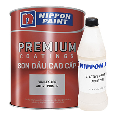 Nippon Paint VINILEX 120 ACTIVE PRIMER With Hardener 5L