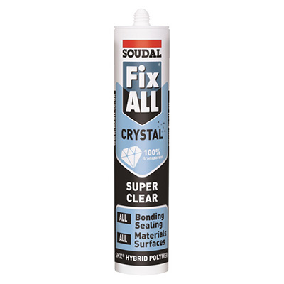 Soudal Fix All CRYSTAL Hybrid Polymer Adhesive & Sealant 290ML