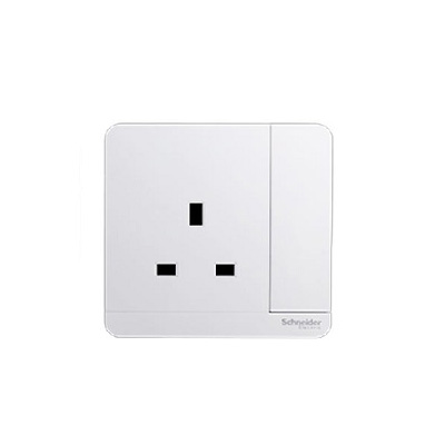 Schneider AvatarOn 13A Single Switch Socket White