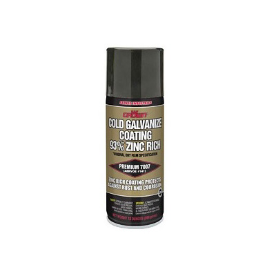 Crown 7007, Cold Galvanized Zinc Coating Spray, 93% Rich, 13 OZ