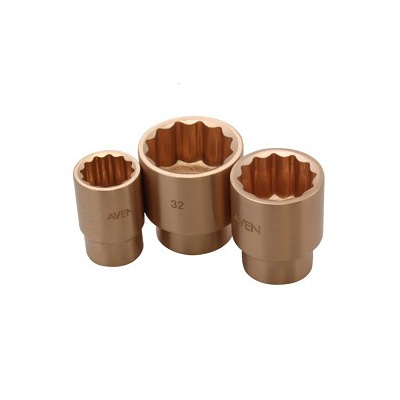WEDO Beryllium Copper, Non-Sparking, 1/4 DR Standard Sockets (Metric, MM)
