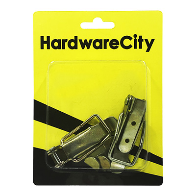 HardwareCity 45MM (1-3/4), Galvanized Zinc Toolbox Latch (Pair)