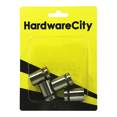 HardwareCity 25MM Stainless Steel Wall Mounted Spacers, 4PC/Pack