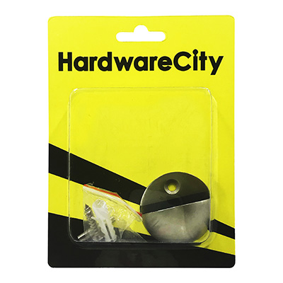 HardwareCity Dome Shape, Door Stopper With Rubber Padding