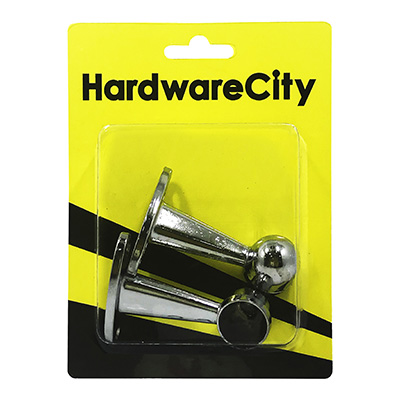 HardwareCity 19MM Towel Bar End Holder, 2PC/Pack