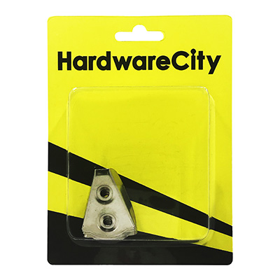 HardwareCity V-Shaped Wardrobe Bar End Holder, 4PC/Pack