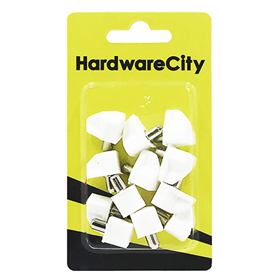 HardwareCity Plastic Support Studs For Cabinet, 12PC/Pack